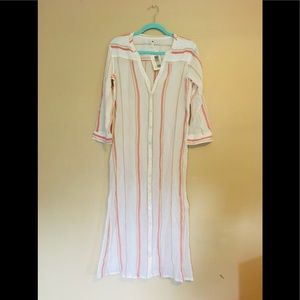 Garnet Hill beach cover up, size 6